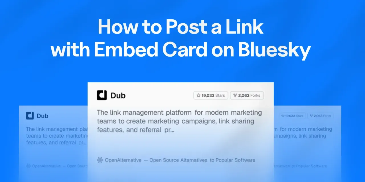 How to post a link with embed card on Bluesky with JavaScript