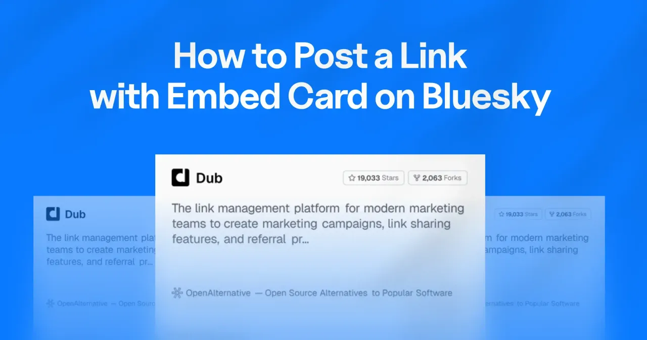 How to post a link with embed card on Bluesky with JavaScript